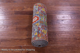 Grey Persian Tabriz Hand Knotted Wool & Silk Runner Rug - 2' 6" X 11' 7" - Golden Nile