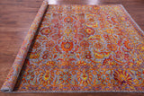 Persian Tabriz Hand Knotted Wool & Silk Rug - 8' 0" X 10' 2" - Golden Nile