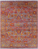 Persian Tabriz Hand Knotted Wool & Silk Rug - 8' 0" X 10' 2" - Golden Nile