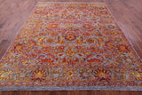 Persian Tabriz Hand Knotted Wool & Silk Rug - 8' 0" X 10' 2" - Golden Nile