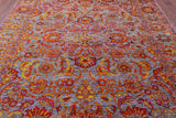 Persian Tabriz Hand Knotted Wool & Silk Rug - 8' 0" X 10' 2" - Golden Nile