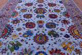 Persian Tabriz Handmade Wool & Silk Rug - 8' 11" X 12' 1" - Golden Nile