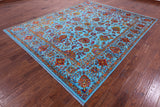 Persian Tabriz Handmade Wool & Silk Rug - 7' 10" X 9' 9" - Golden Nile