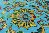 Persian Tabriz Hand Knotted Wool & Silk Rug - 9' 2" X 11' 10" - Golden Nile