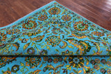 Persian Tabriz Hand Knotted Wool & Silk Rug - 9' 2" X 11' 10" - Golden Nile