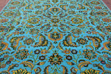Persian Tabriz Hand Knotted Wool & Silk Rug - 9' 2" X 11' 10" - Golden Nile