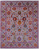 Persian Tabriz Hand Knotted Wool & Silk Rug - 8' 1" X 10' 3" - Golden Nile