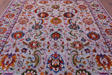 Persian Tabriz Hand Knotted Wool & Silk Rug - 8' 1" X 10' 3" - Golden Nile