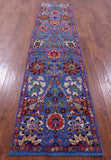 Persian Tabriz Hand Knotted Wool & Silk Runner Rug - 2' 7" X 11' 7" - Golden Nile