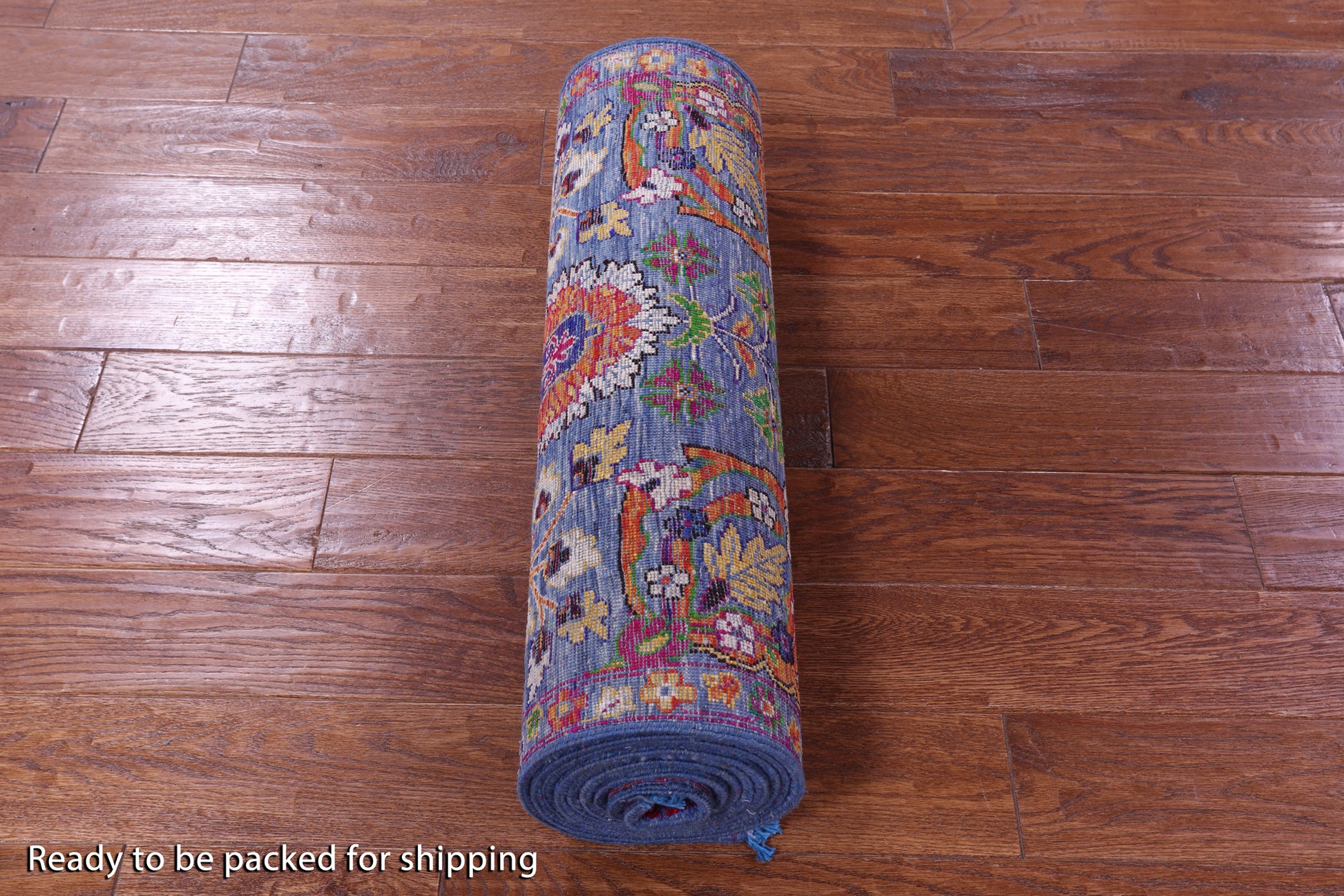 Persian Tabriz Hand Knotted Wool & Silk Runner Rug - 2' 7" X 11' 7" - Golden Nile
