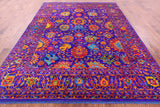 Persian Tabriz Hand Knotted Silk Rug - 8' 0" X 10' 3" - Golden Nile
