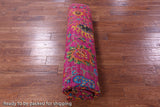Pink Persian Tabriz Handmade Silk Rug - 8' 0" X 10' 4" - Golden Nile