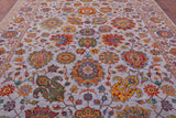 Persian Tabriz Handmade Wool Rug - 9' 0" X 11' 11" - Golden Nile