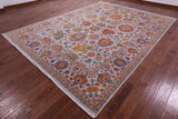 Persian Tabriz Handmade Wool Rug - 9' 0" X 11' 11" - Golden Nile