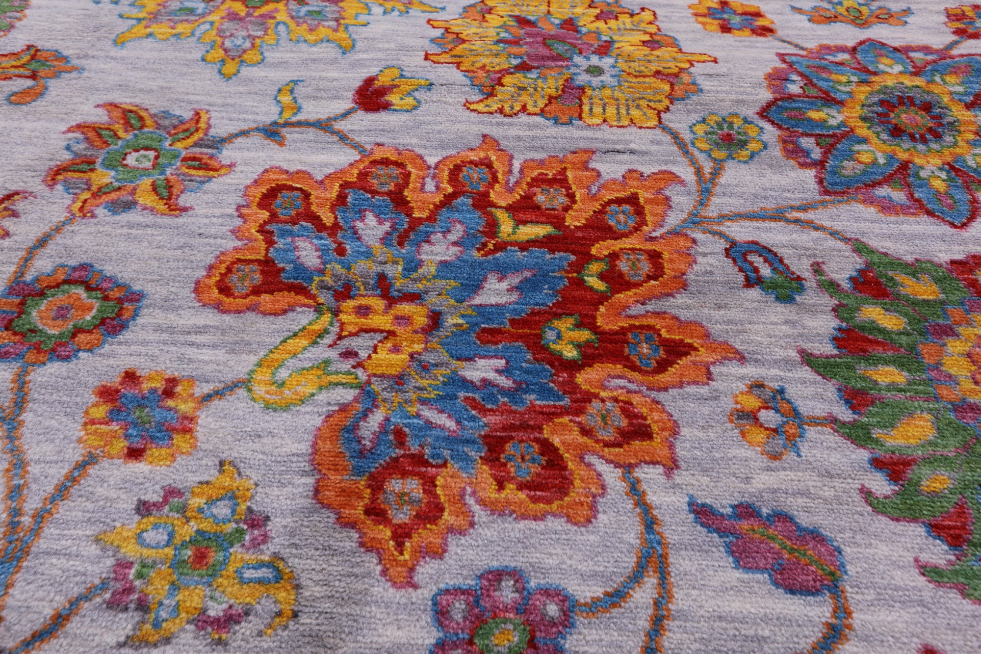 Persian Tabriz Handmade Wool Rug - 9' 0" X 11' 11" - Golden Nile