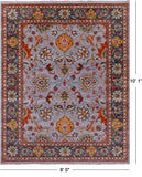 Persian Tabriz Hand Knotted Wool Rug - 8' 0" X 10' 1" - Golden Nile