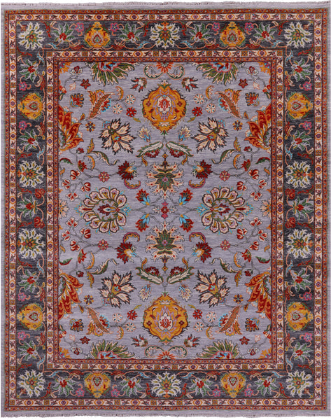 Persian Tabriz Hand Knotted Wool Rug - 8' 0" X 10' 1" - Golden Nile