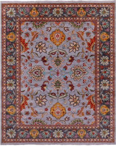 Persian Tabriz Hand Knotted Wool Rug - 8' 0