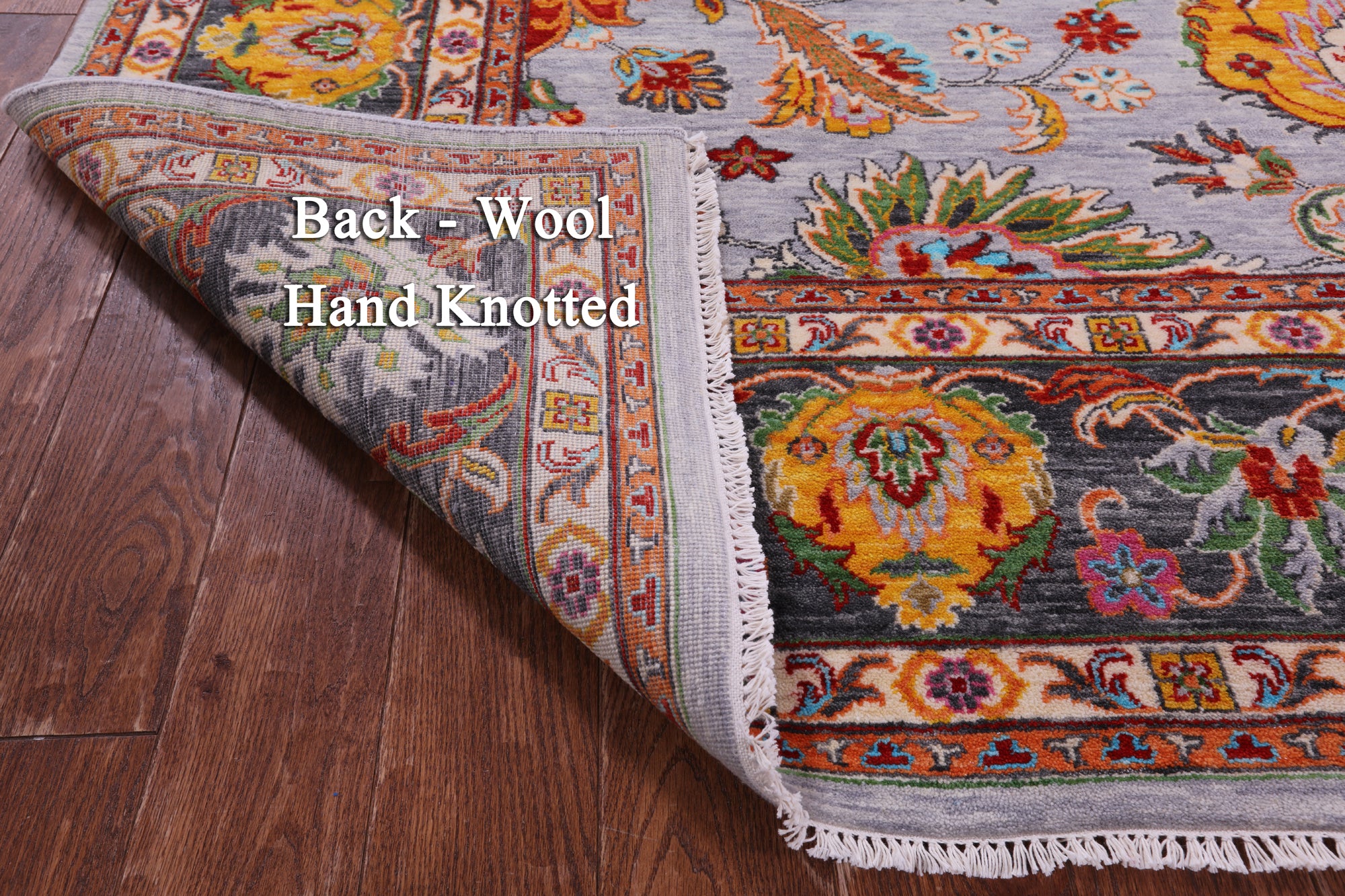 Persian Tabriz Hand Knotted Wool Rug - 8' 0" X 10' 1" - Golden Nile