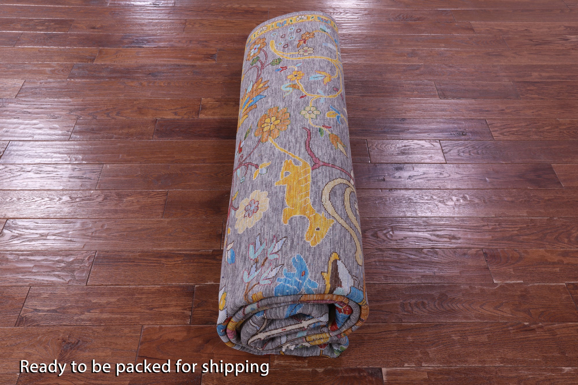 Tribal Persian Gabbeh Handmade Wool Rug - 8' 11" X 11' 11" - Golden Nile