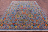 Persian Tabriz Hand Knotted Wool Rug - 8' 1" X 10' 1" - Golden Nile