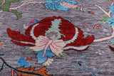 William Morris Handmade Wool Rug - 8' 10" X 12' 2" - Golden Nile