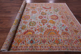 Persian Tabriz Hand Knotted Wool Rug - 8' 0" X 9' 11" - Golden Nile