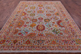 Persian Tabriz Hand Knotted Wool Rug - 8' 0" X 9' 11" - Golden Nile
