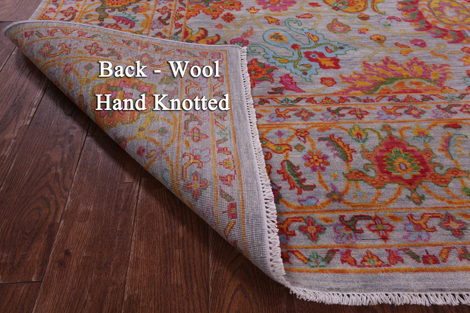Persian Tabriz Hand Knotted Wool Rug - 8' 0" X 9' 11" - Golden Nile