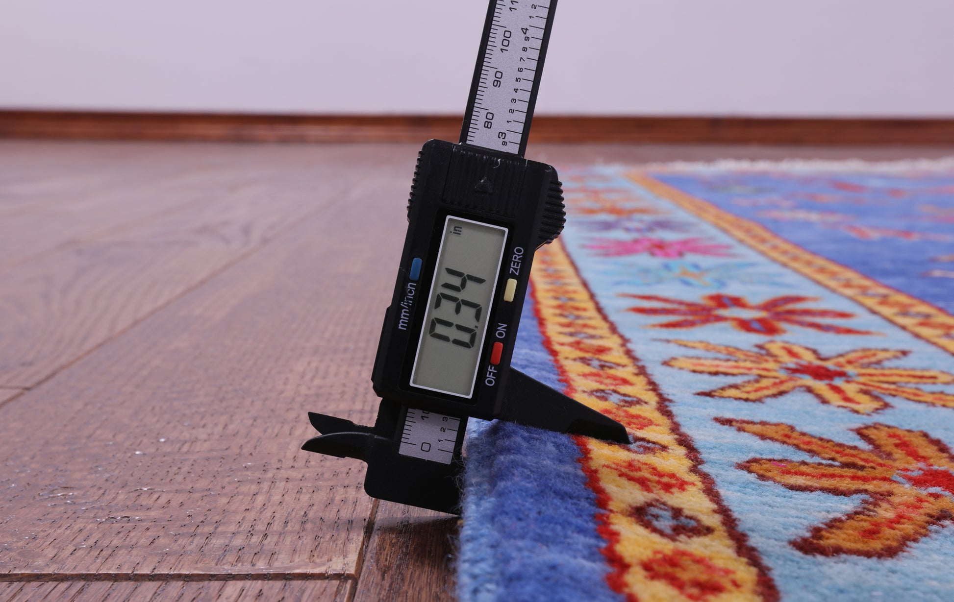 Tribal Persian Gabbeh Handmade Wool Rug - 8' 0" X 10' 2" - Golden Nile