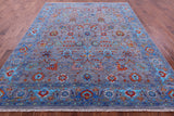 Persian Tabriz Hand Knotted Wool Rug - 8' 0" X 10' 4" - Golden Nile