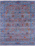 Persian Tabriz Hand Knotted Wool Rug - 8' 0" X 10' 4" - Golden Nile