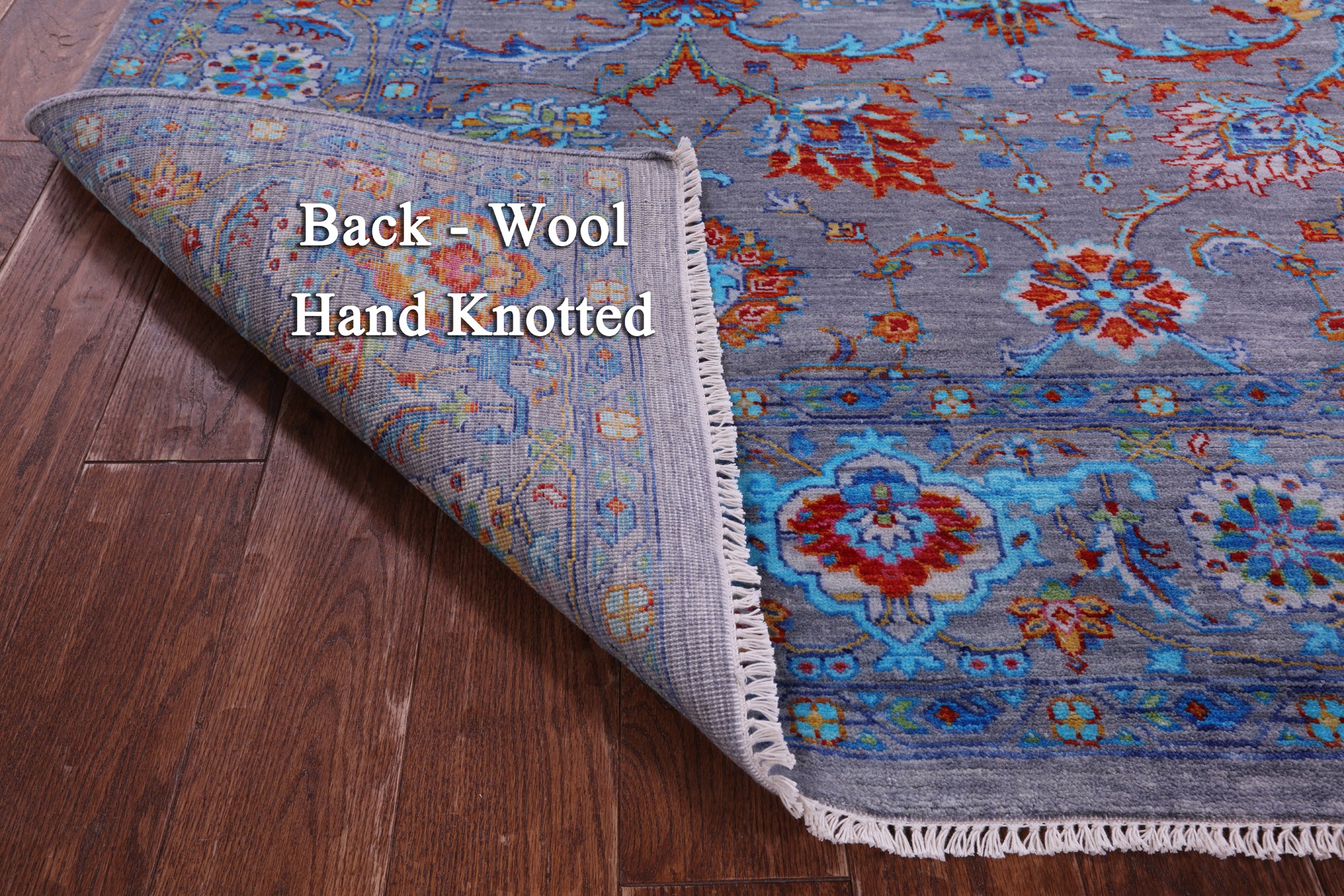 Persian Tabriz Hand Knotted Wool Rug - 8' 0" X 10' 4" - Golden Nile
