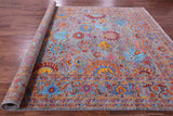 Persian Tabriz Handmade Wool Rug - 9' 0" X 12' 2" - Golden Nile