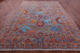 Persian Tabriz Handmade Wool Rug - 9' 0" X 12' 2" - Golden Nile