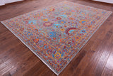 Persian Tabriz Handmade Wool Rug - 9' 0" X 12' 2" - Golden Nile