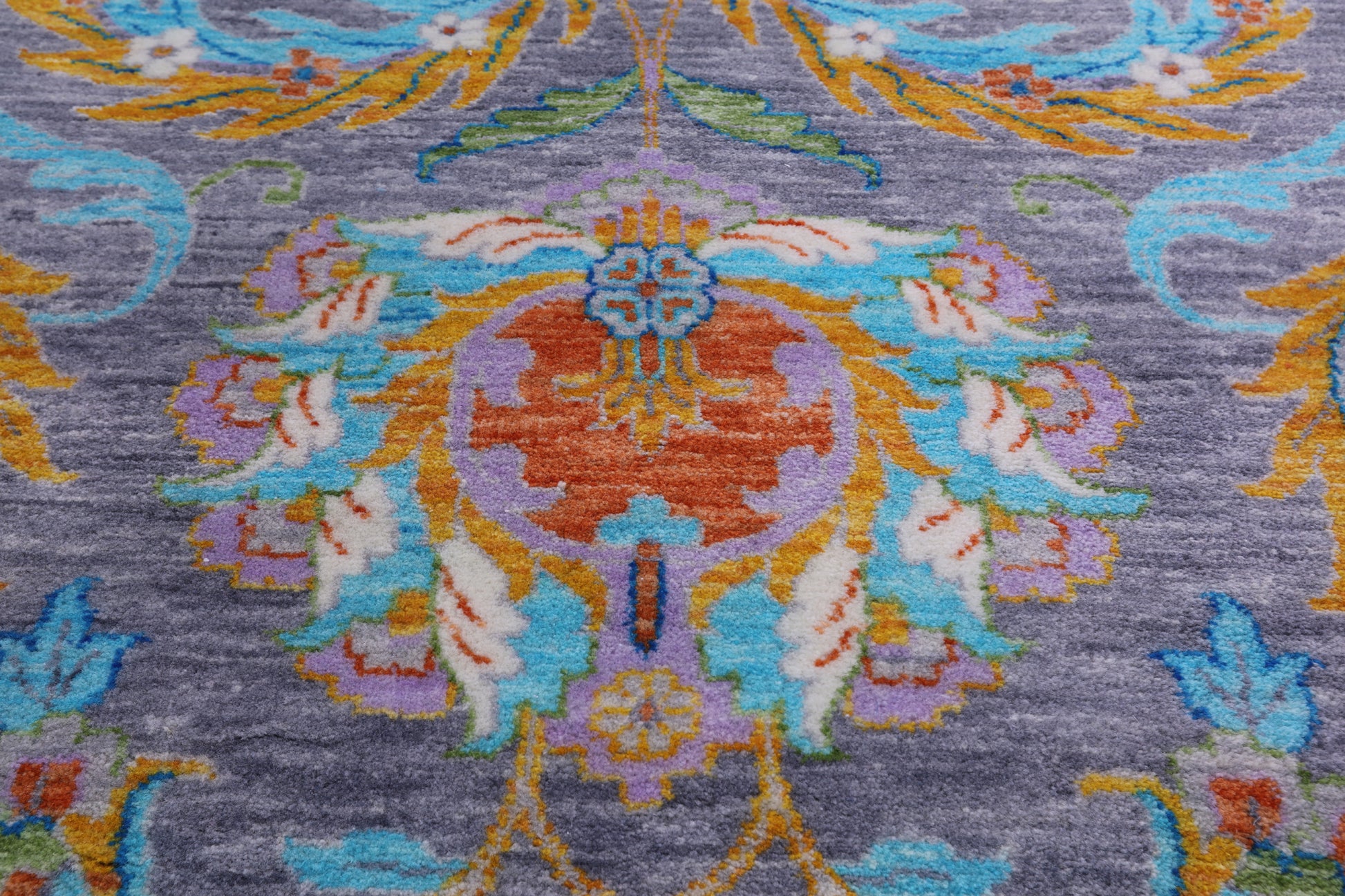 Persian Tabriz Handmade Wool Rug - 9' 0" X 12' 1" - Golden Nile