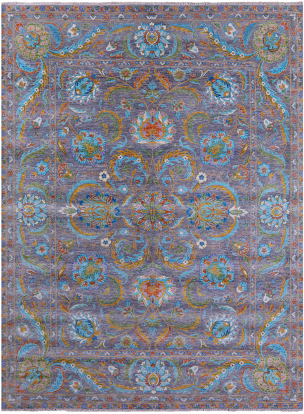Persian Tabriz Handmade Wool Rug - 9' 0" X 12' 1" - Golden Nile
