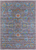 Persian Tabriz Handmade Wool Rug - 9' 0" X 12' 1" - Golden Nile