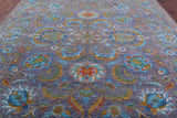Persian Tabriz Handmade Wool Rug - 9' 0" X 12' 1" - Golden Nile