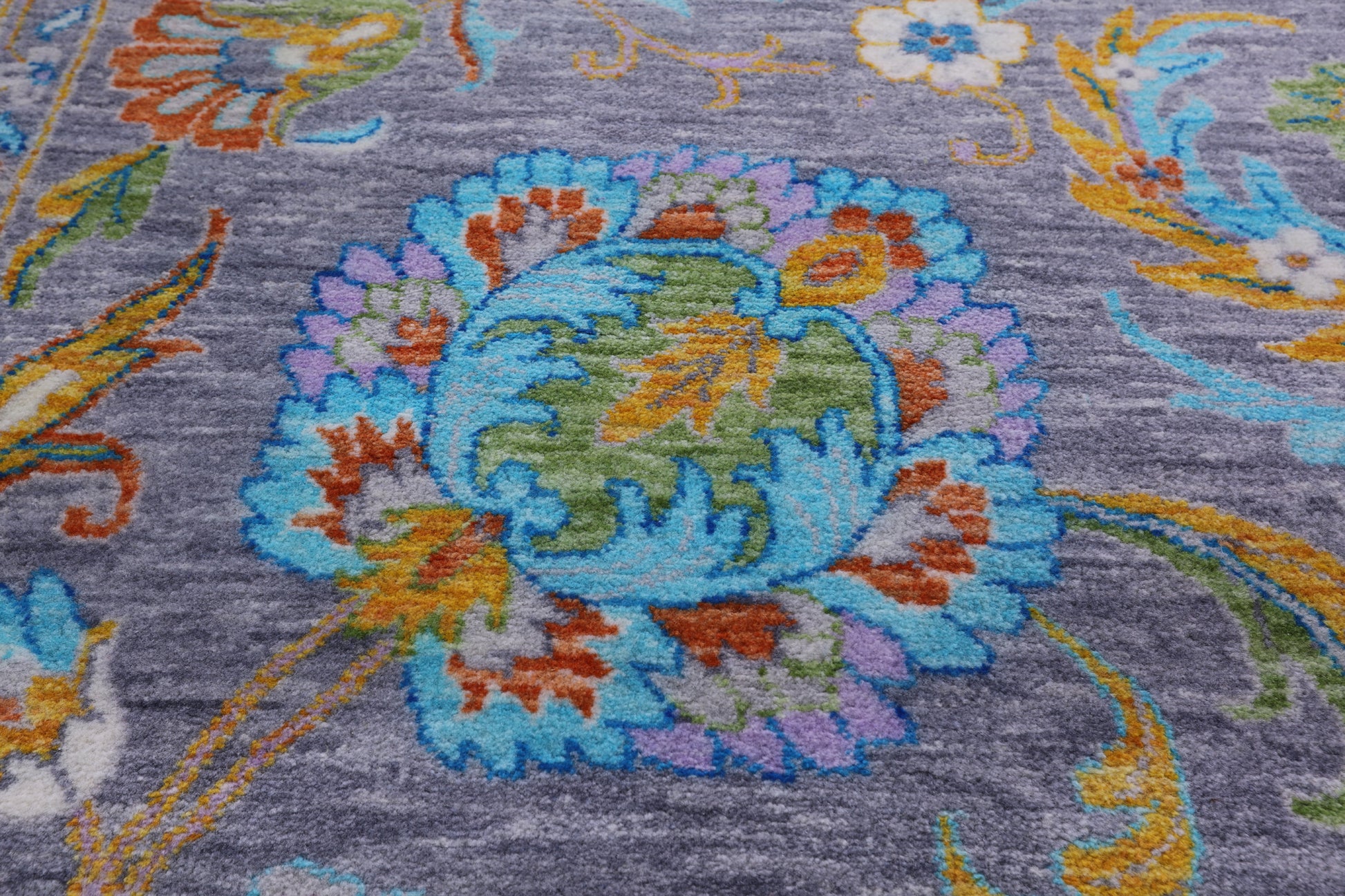 Persian Tabriz Handmade Wool Rug - 9' 0" X 12' 1" - Golden Nile