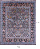 Persian Tabriz Handmade Wool & Silk Rug - 7' 11" X 9' 11" - Golden Nile
