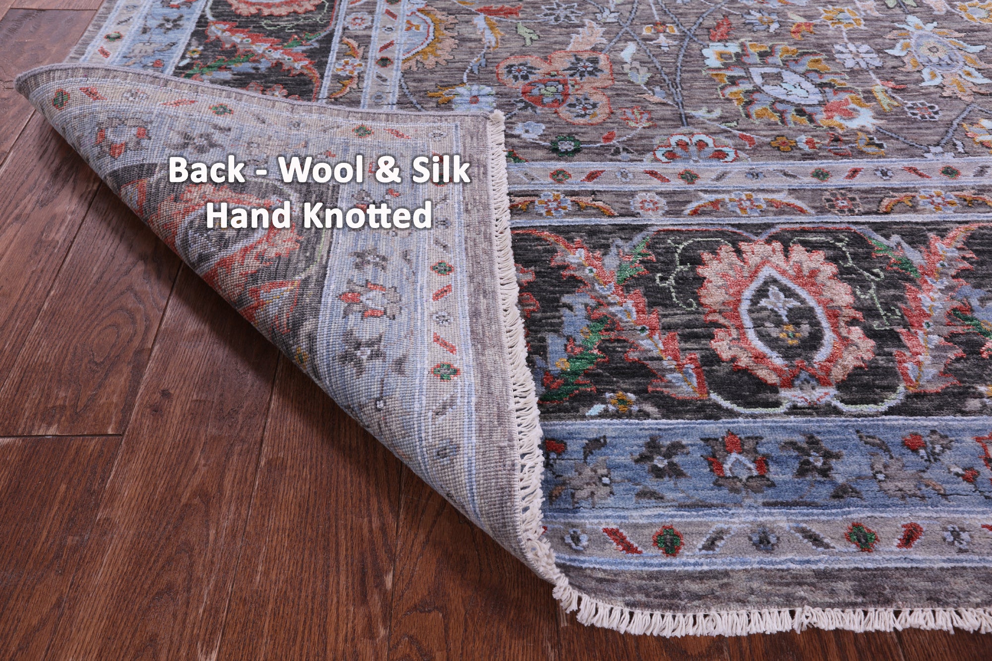 Persian Tabriz Handmade Wool & Silk Rug - 7' 11" X 9' 11" - Golden Nile