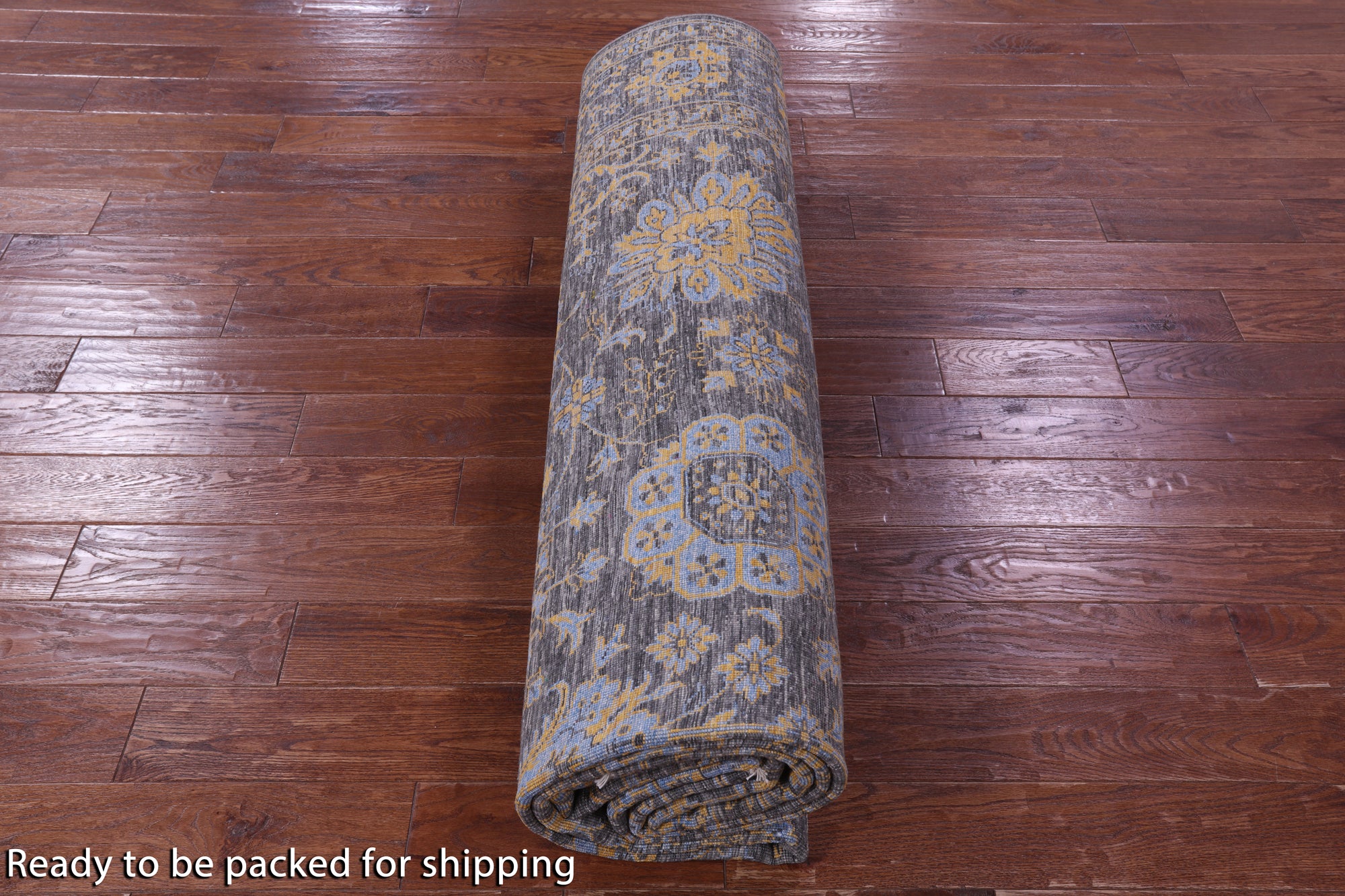 Persian Tabriz Hand Knotted Wool & Silk Rug - 9' 0" X 12' 3" - Golden Nile