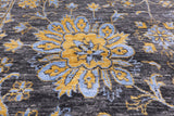 Persian Tabriz Hand Knotted Wool & Silk Rug - 9' 0" X 12' 3" - Golden Nile