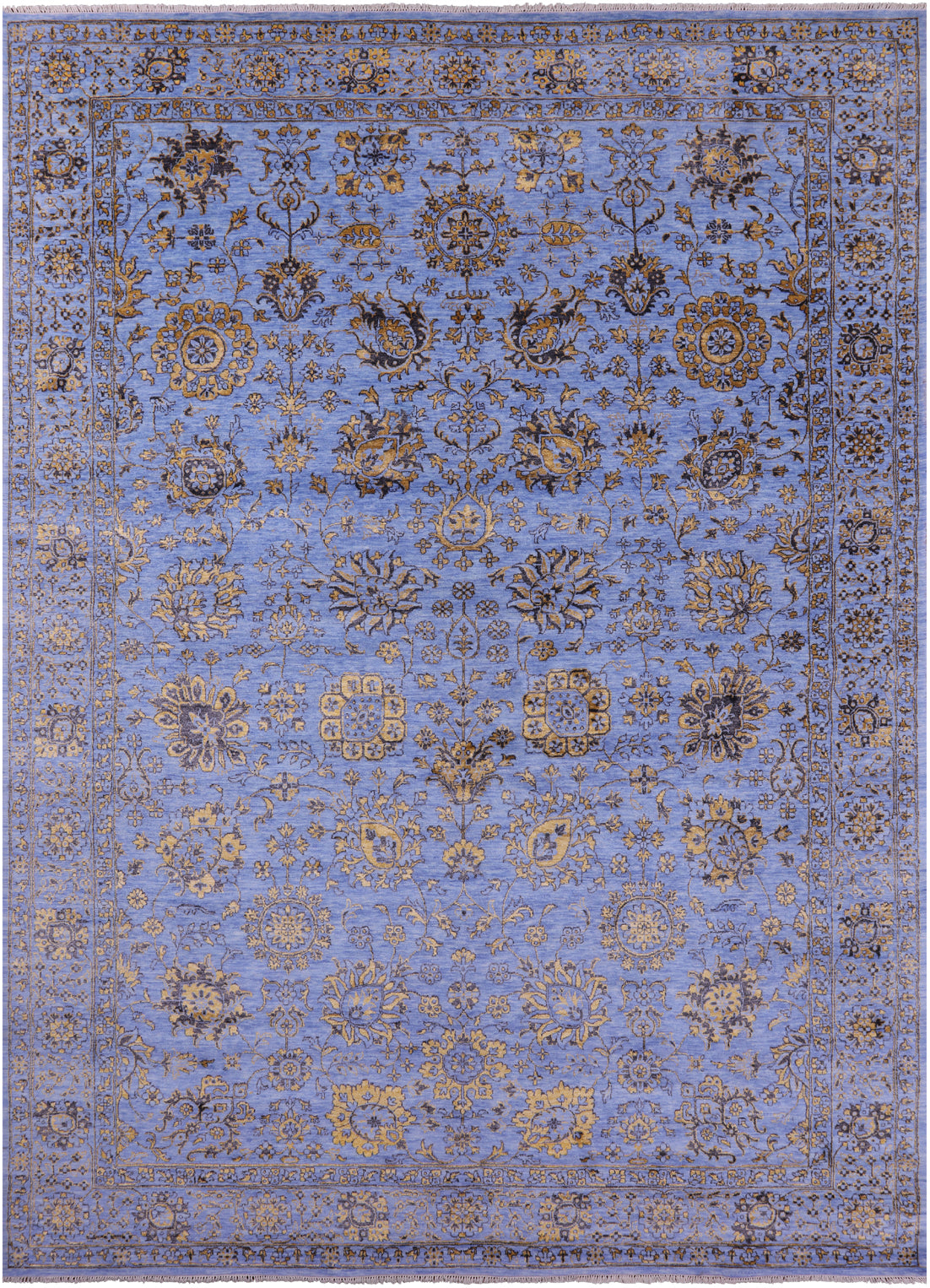 Persian Tabriz Hand Knotted Wool & Silk Rug - 10' 2" X 14' 3" - Golden Nile