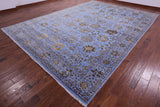 Persian Tabriz Hand Knotted Wool & Silk Rug - 10' 2" X 14' 3" - Golden Nile