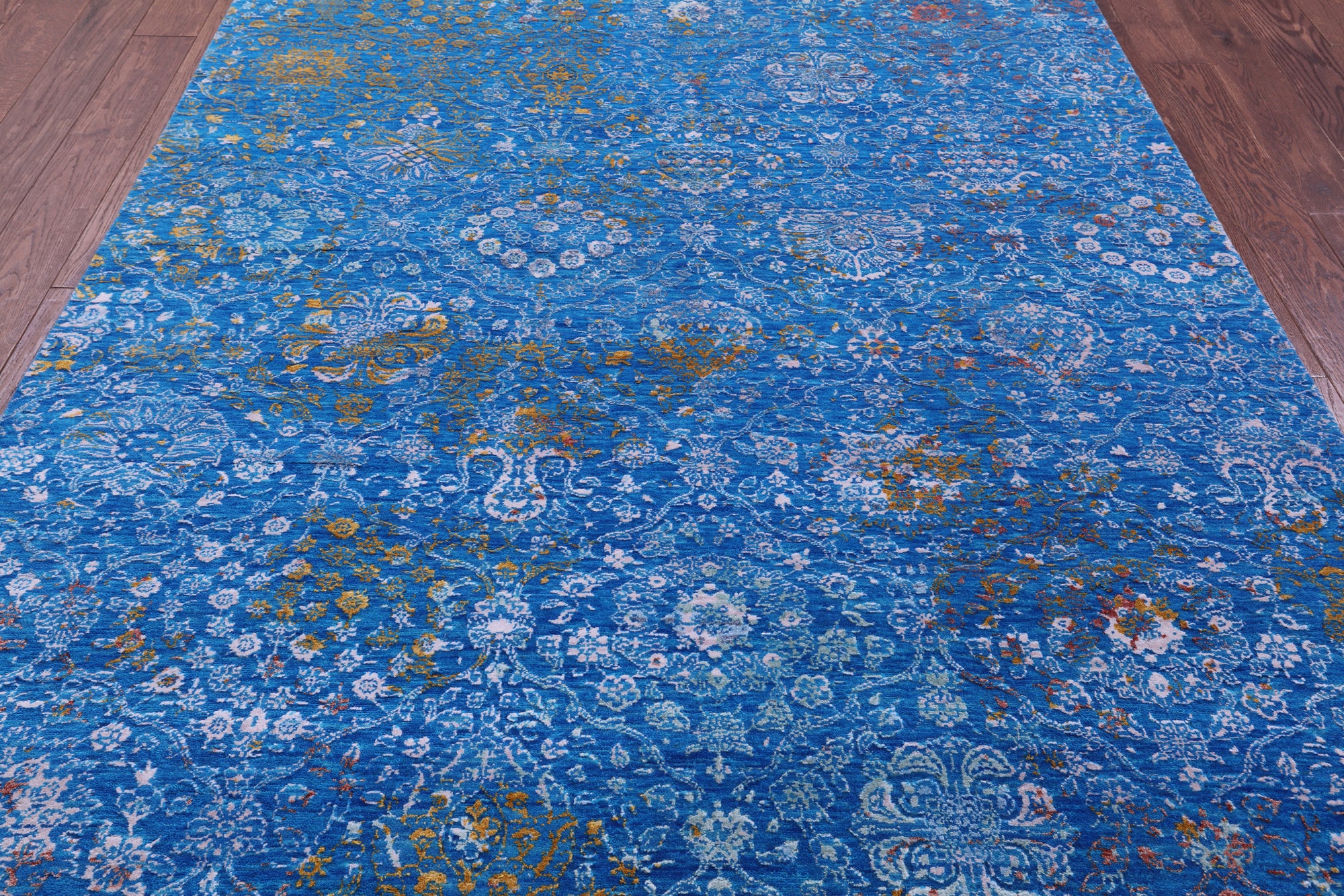 Persian Tabriz Handmade Wool & Silk Rug - 6' 0" X 9' 2" - Golden Nile