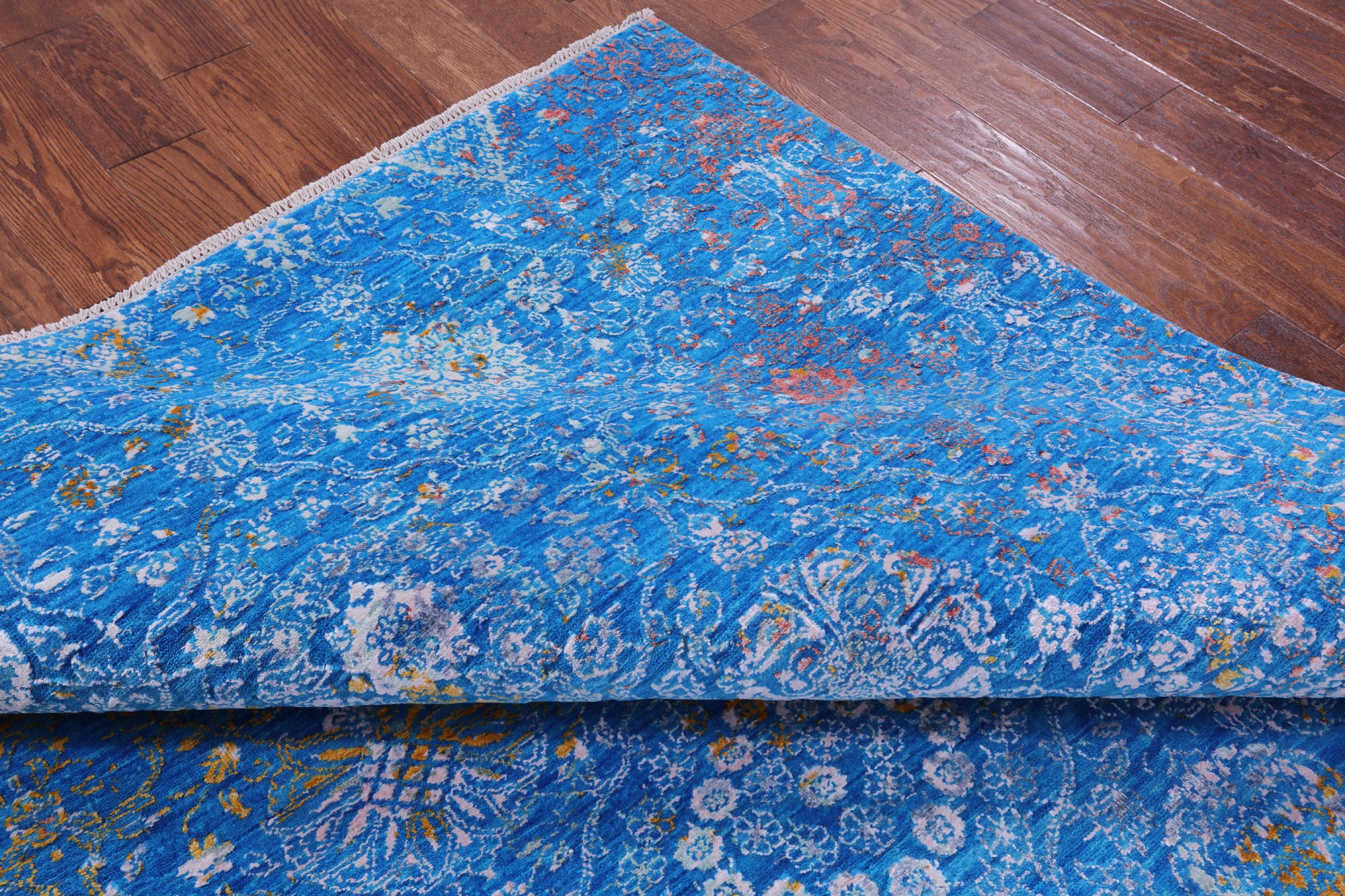 Persian Tabriz Handmade Wool & Silk Rug - 6' 0" X 9' 2" - Golden Nile