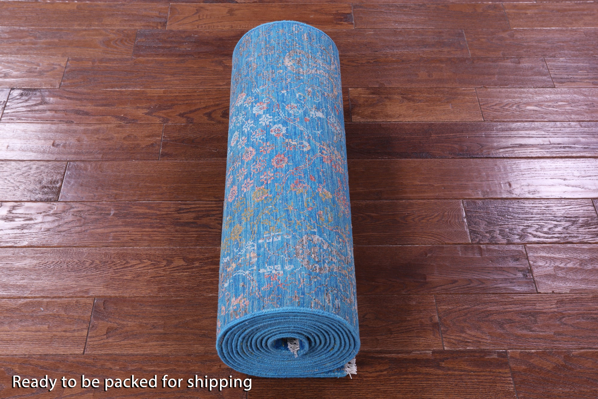 Persian Tabriz Hand Knotted Wool & Silk Runner Rug - 2' 7" X 18' 1" - Golden Nile